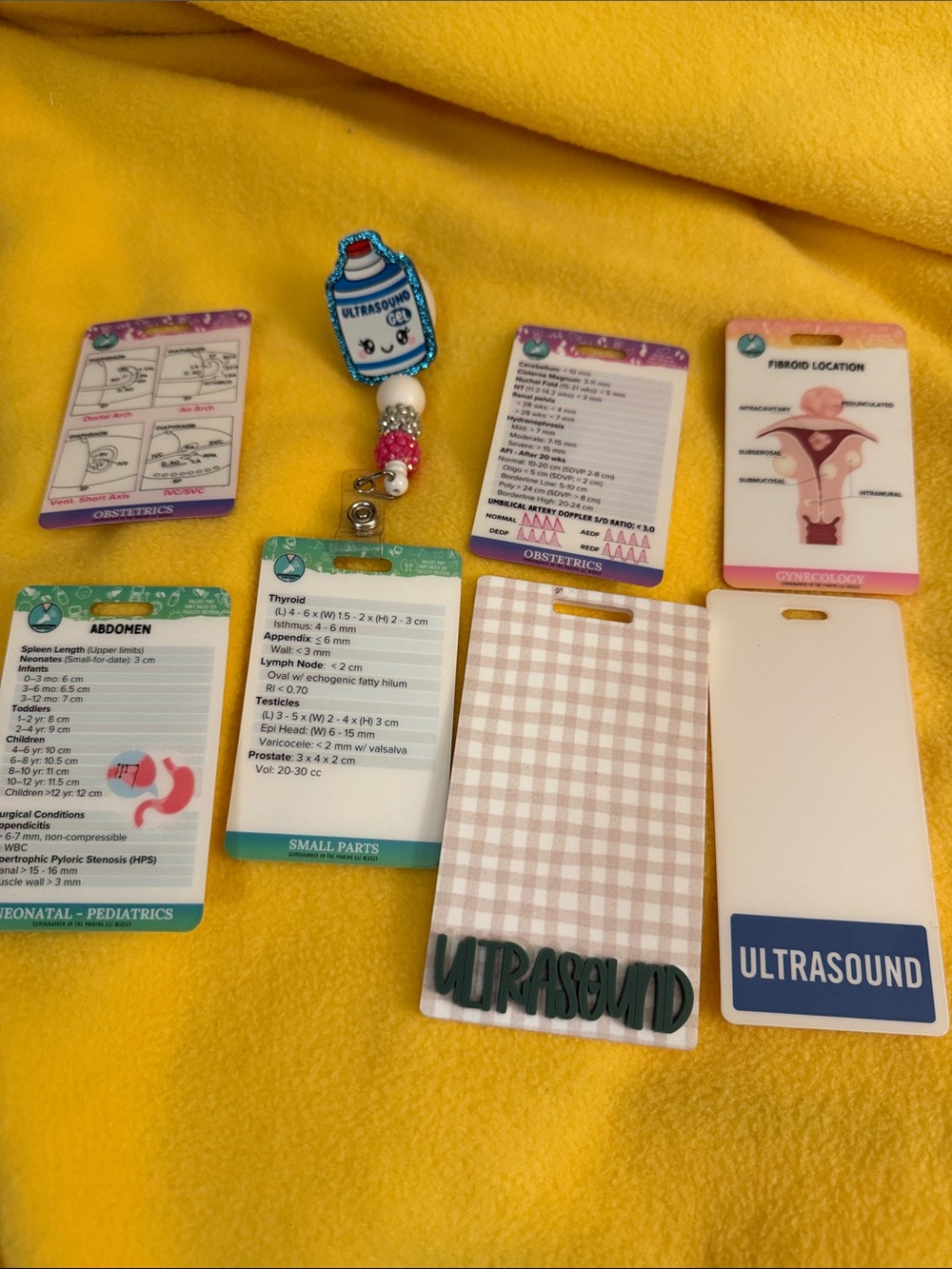 Badge ID Holder Lanyard Card — ultrasound